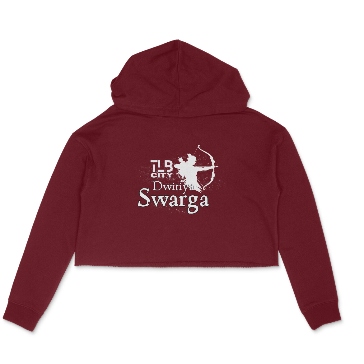 Dwitiya Swarga Crop Hoodie - Image 2