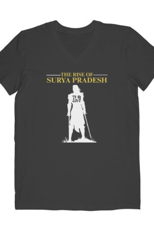 The Rise of Surya Pradesh Half Sleeve V-Neck T-Shirt