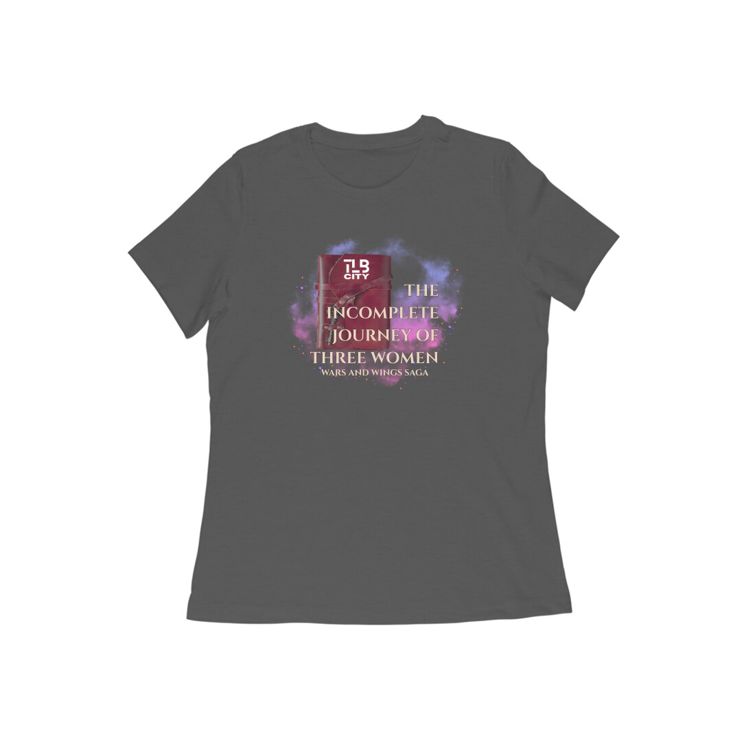 The Incomplete Journey of Three Women - Women Round T-Shirt - Image 2