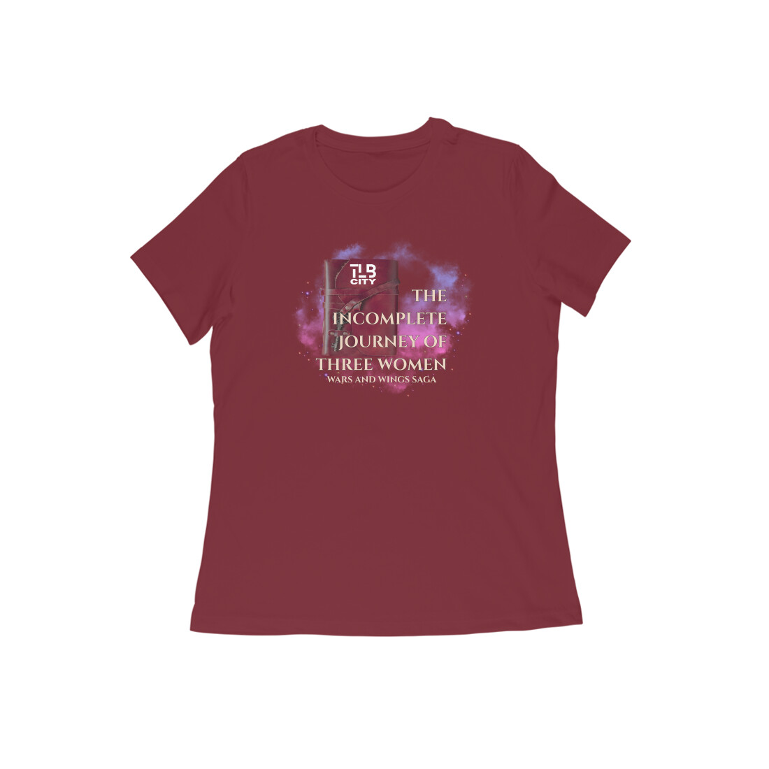 The Incomplete Journey of Three Women - Women Round T-Shirt - Image 4