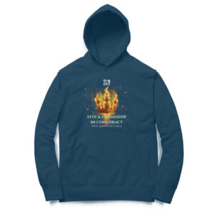 Stuck Friendship in Conspiracy Oversized Hoodie