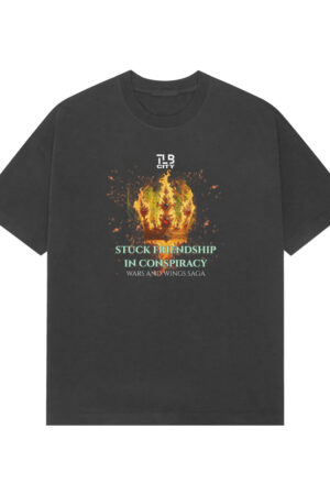 Stuck Friendship in Conspiracy Premium Oversized T-Shirt
