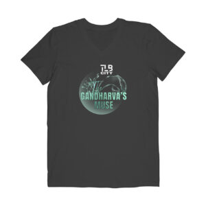 The Gandharva's Muse Half Sleeve V-Neck T-Shirt