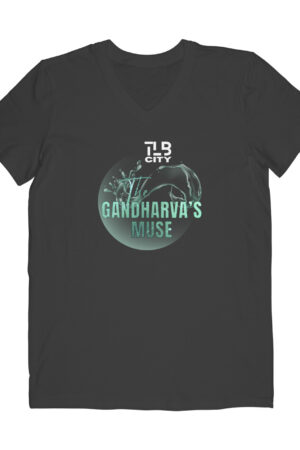 The Gandharva's Muse Half Sleeve V-Neck T-Shirt