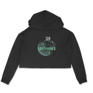 The Gandharva's Muse Crop Hoodie