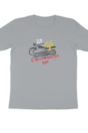 Life - A Rollercoaster Ride Men Round Neck T-Shirt