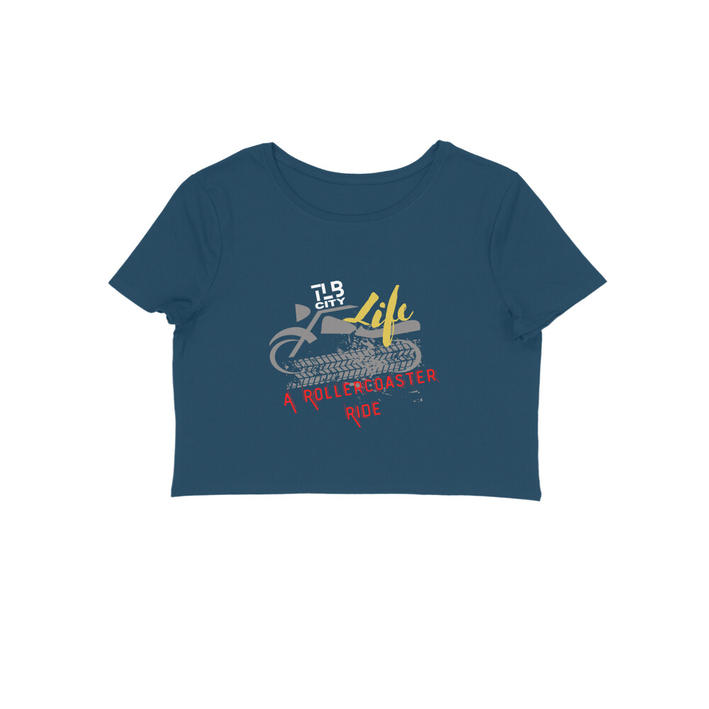 Life - A Rollercoaster Ride Crop Top - Image 3