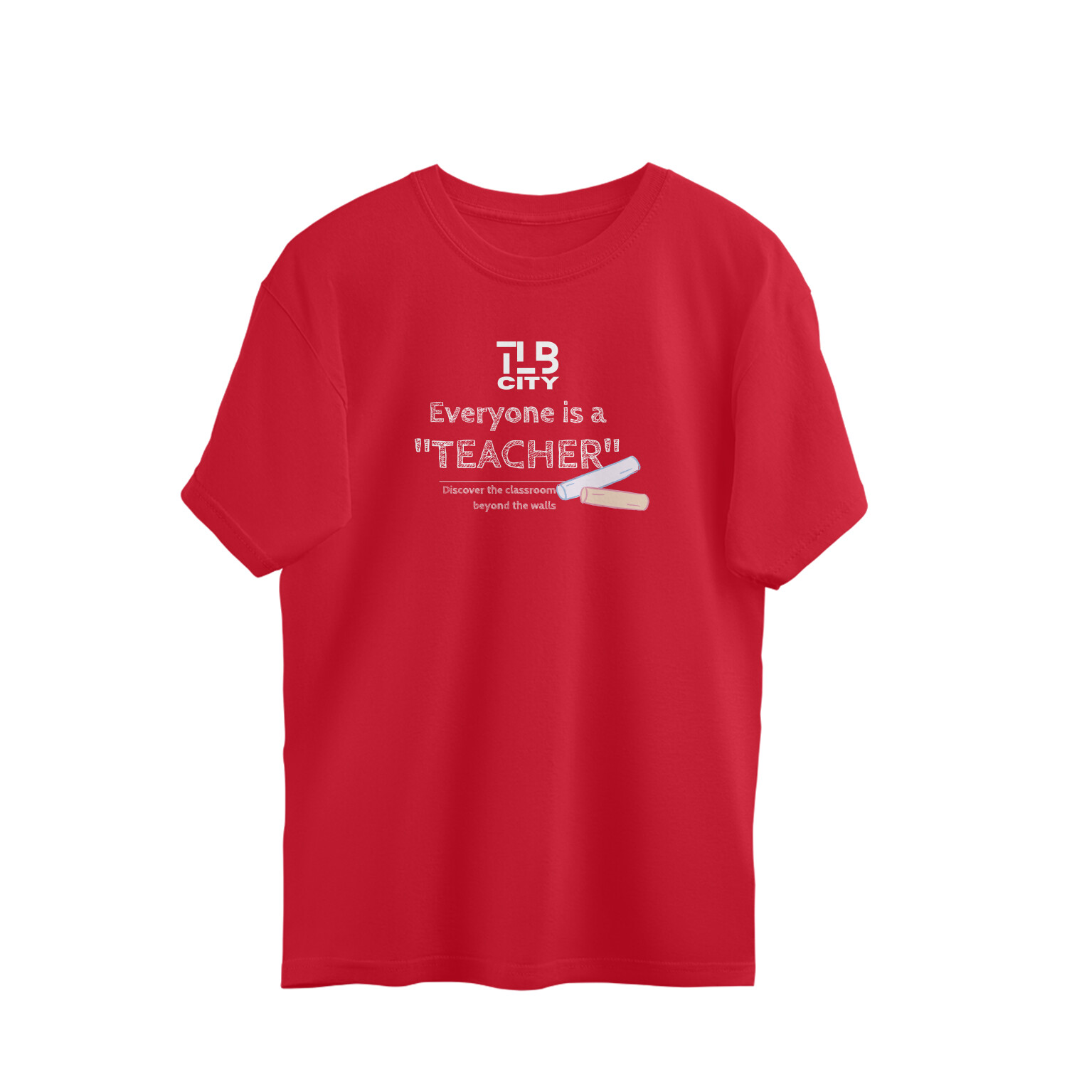 Everyone is a Teacher Oversized T-shirt - Image 8