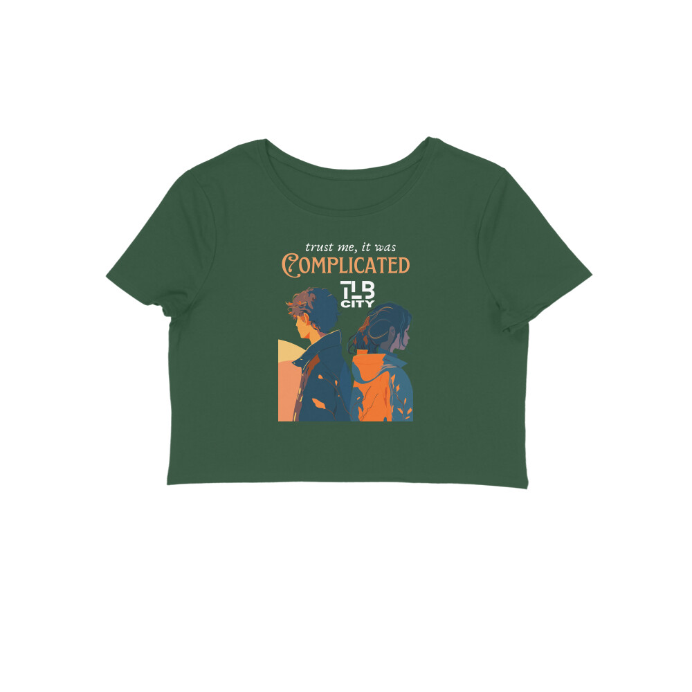 Trust Me, It Was Complicated Crop Top - Image 4