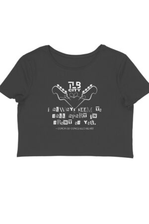 Cords Of Concealed Heart Crop Top