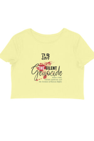 The Silent Genocide Crop Top