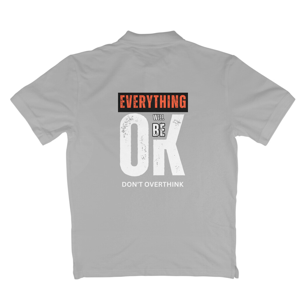 Don’t Overthink Polo T-Shirt - Image 8