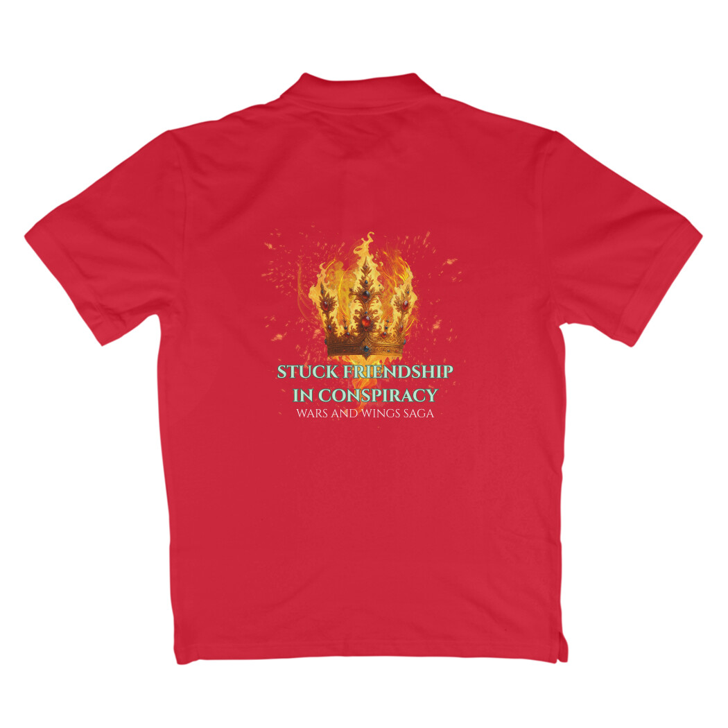 Stuck Friendship in Conspiracy Polo T-Shirt - Image 6