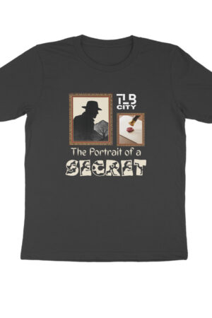 The Portrait of a Secret Men Round Neck T-Shirt