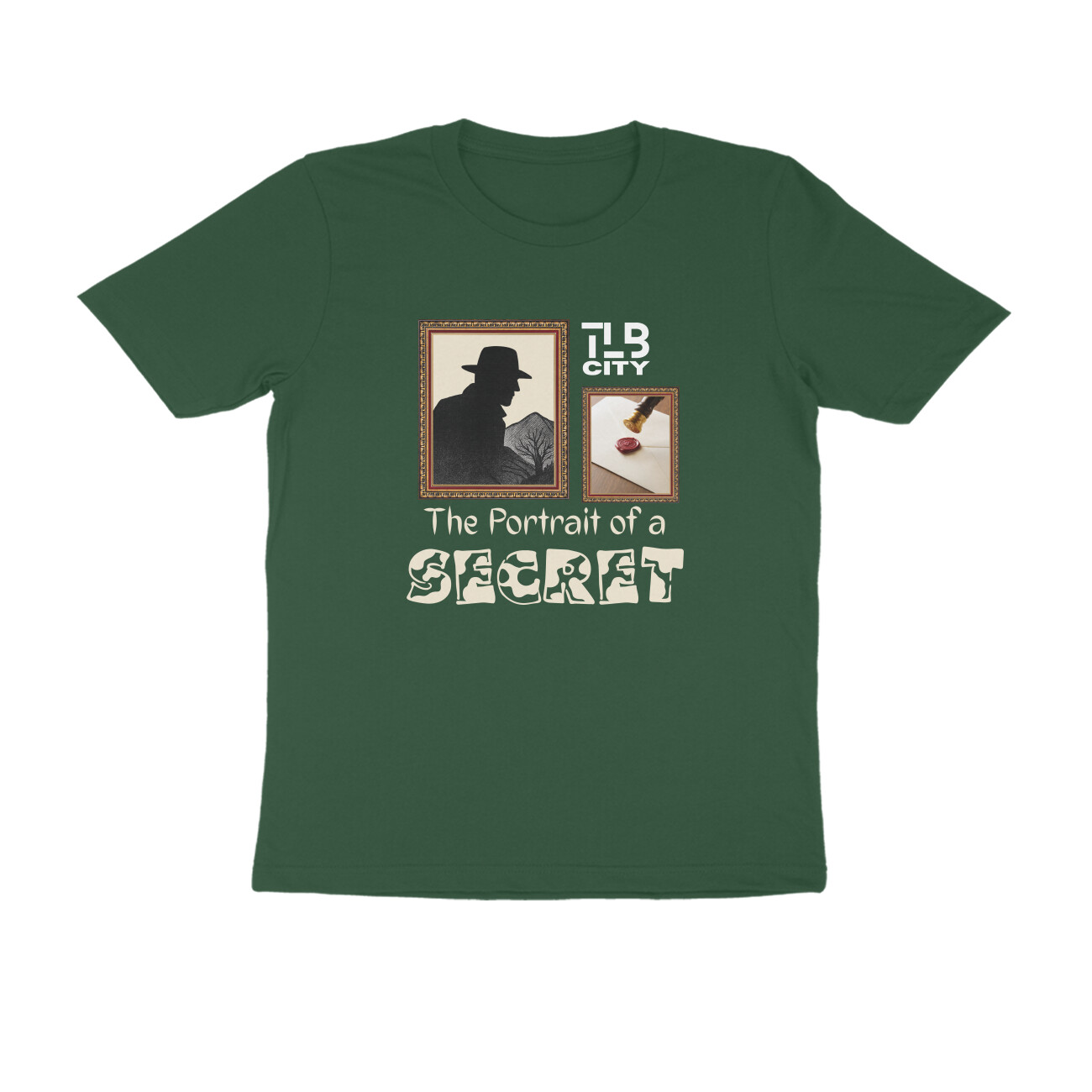 The Portrait of a Secret Men Round Neck T-Shirt - Image 6