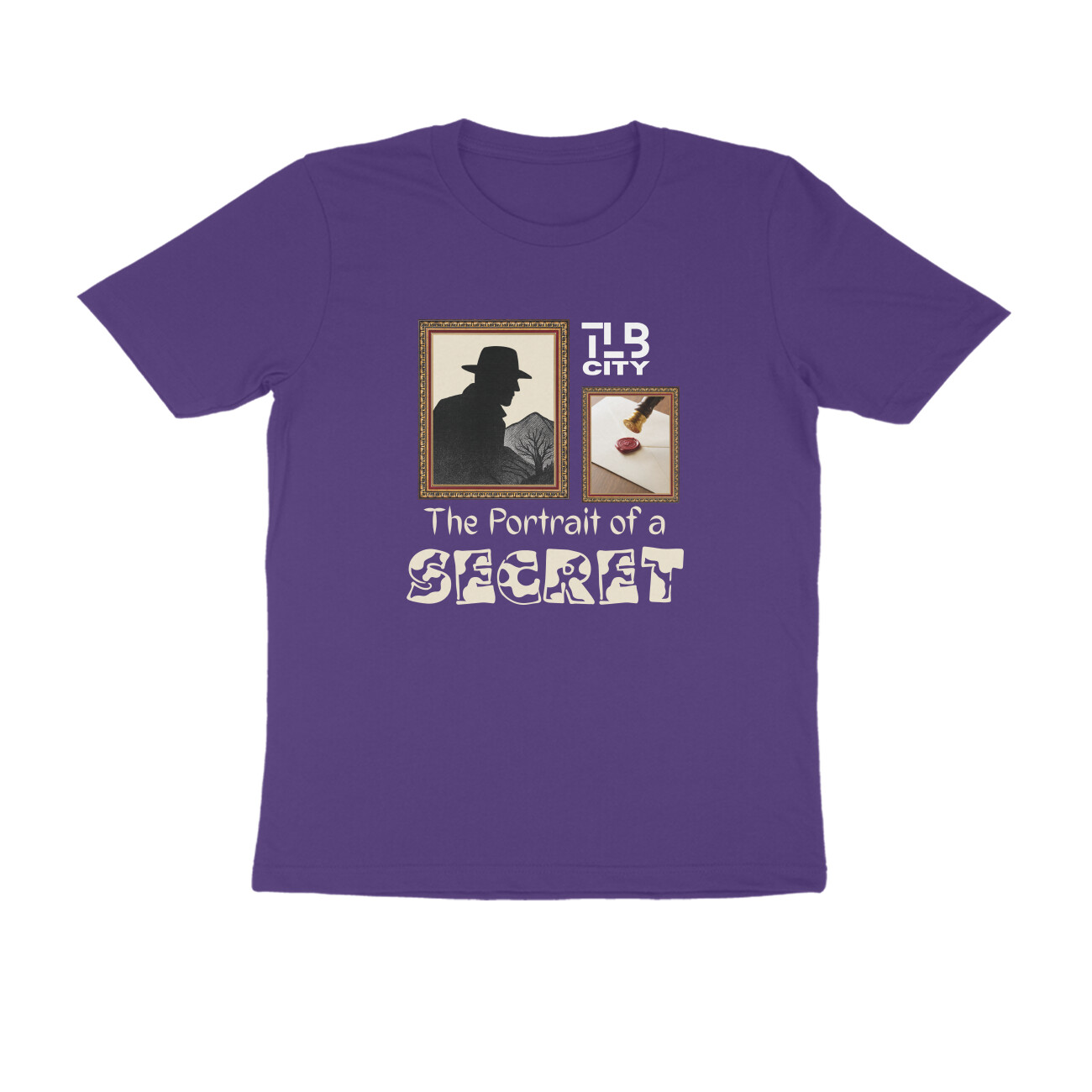 The Portrait of a Secret Men Round Neck T-Shirt - Image 7