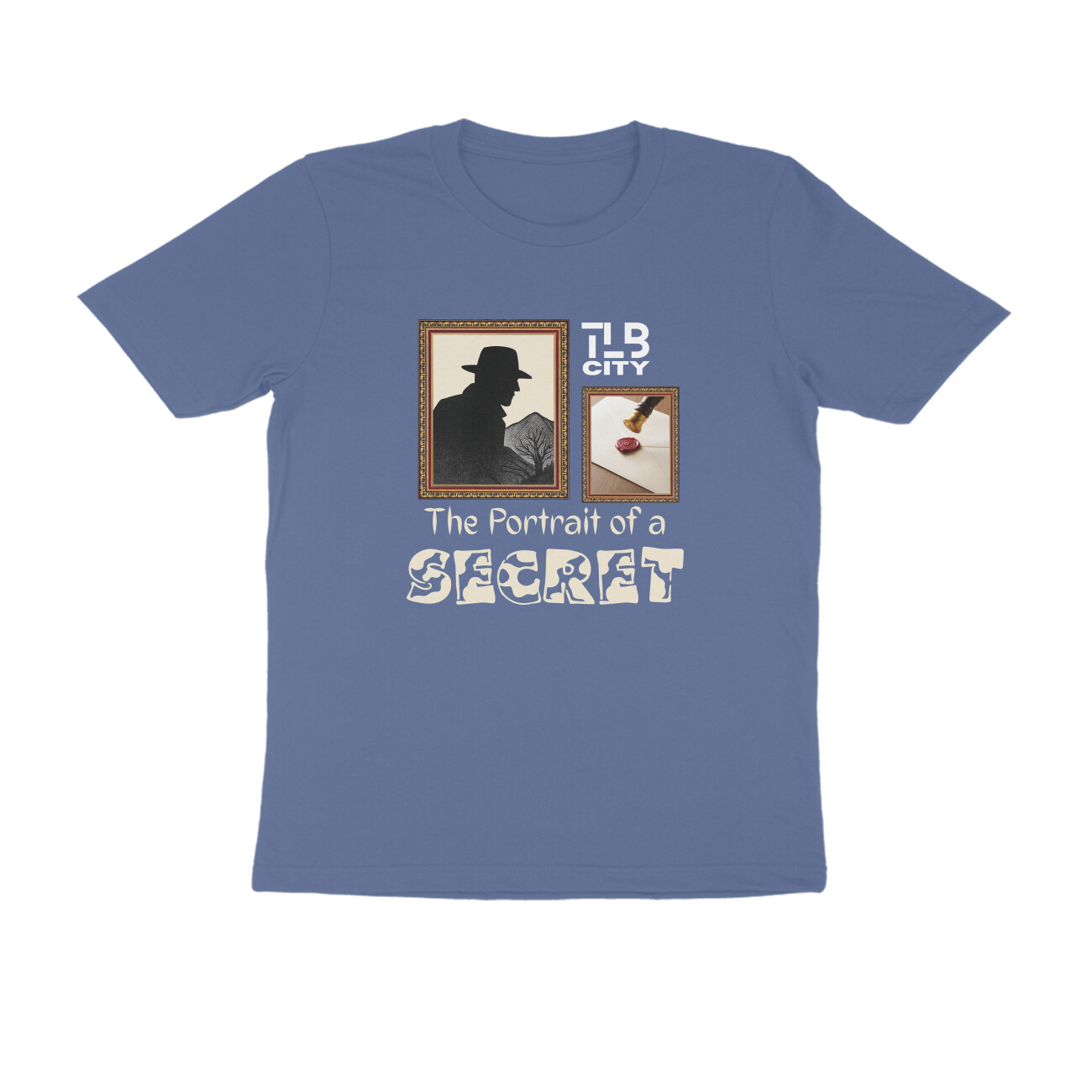 The Portrait of a Secret Men Round Neck T-Shirt - Image 10