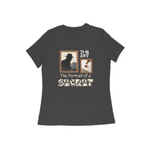 The Portrait of a Secret Women Round Neck T-Shirt