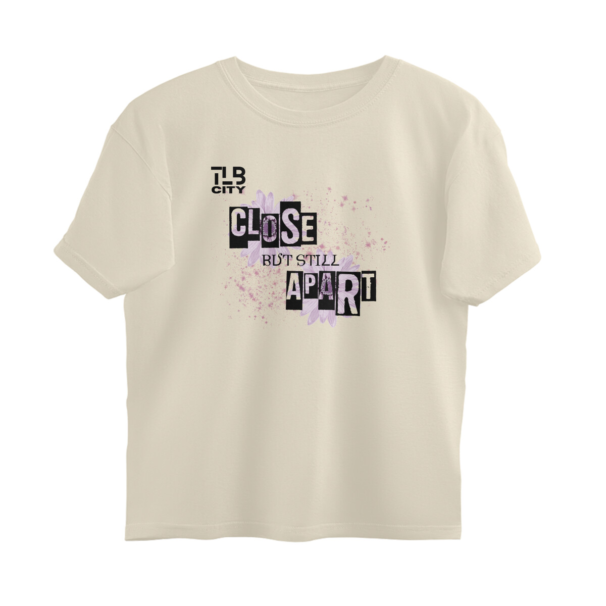 Close But Still Apart Oversized T-shirt - Image 2