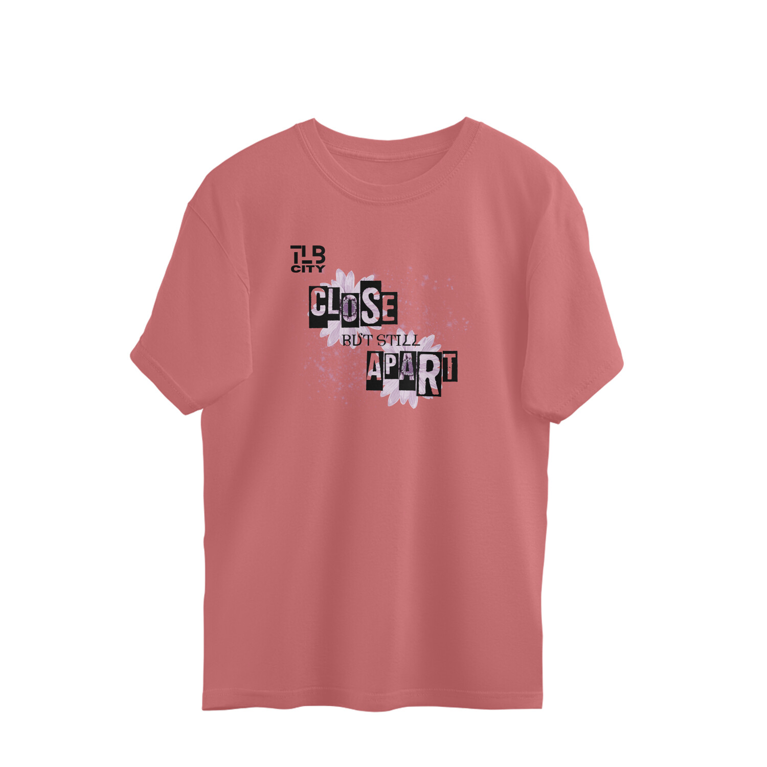 Close But Still Apart Oversized T-shirt - Image 4