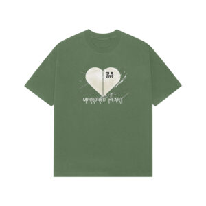Mirrored Heart Premium Oversized T-shirt