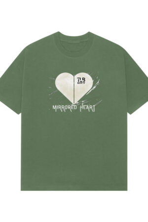 Mirrored Heart Premium Oversized T-shirt