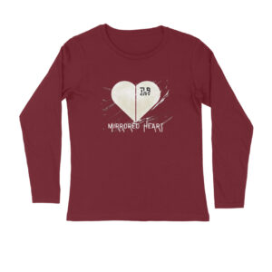 Mirrored Heart Long Sleeves T-Shirt