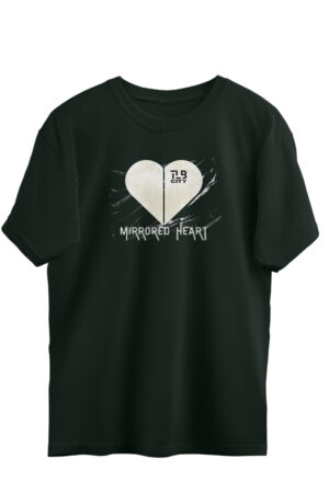 Mirrored Heart Oversized T-shirt