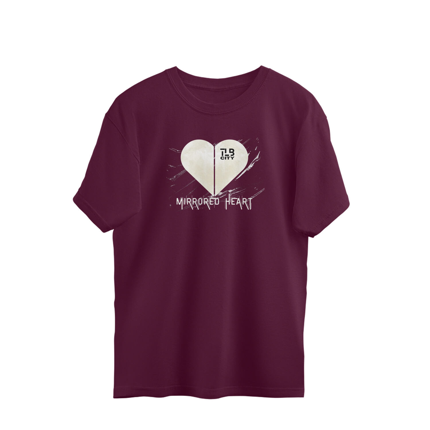 Mirrored Heart Oversized T-shirt - Image 2