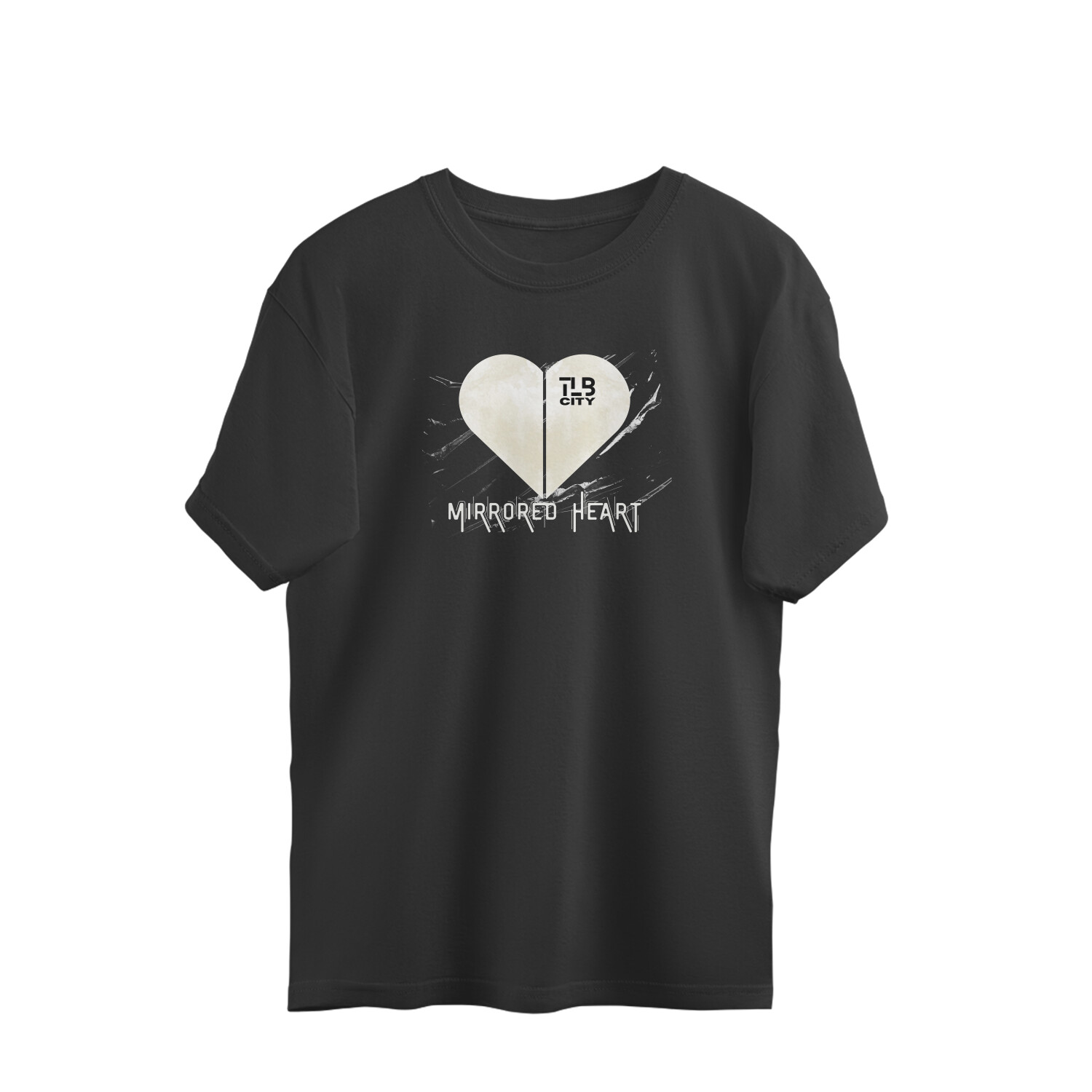 Mirrored Heart Oversized T-shirt - Image 3