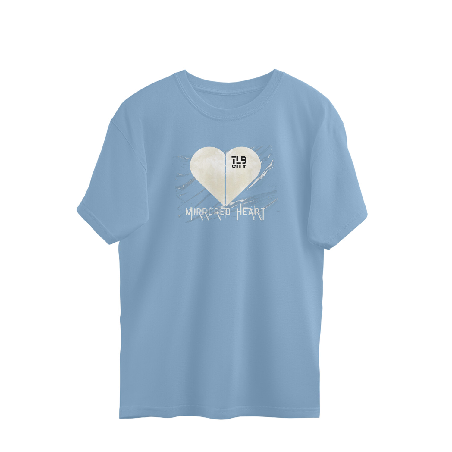 Mirrored Heart Oversized T-shirt - Image 4