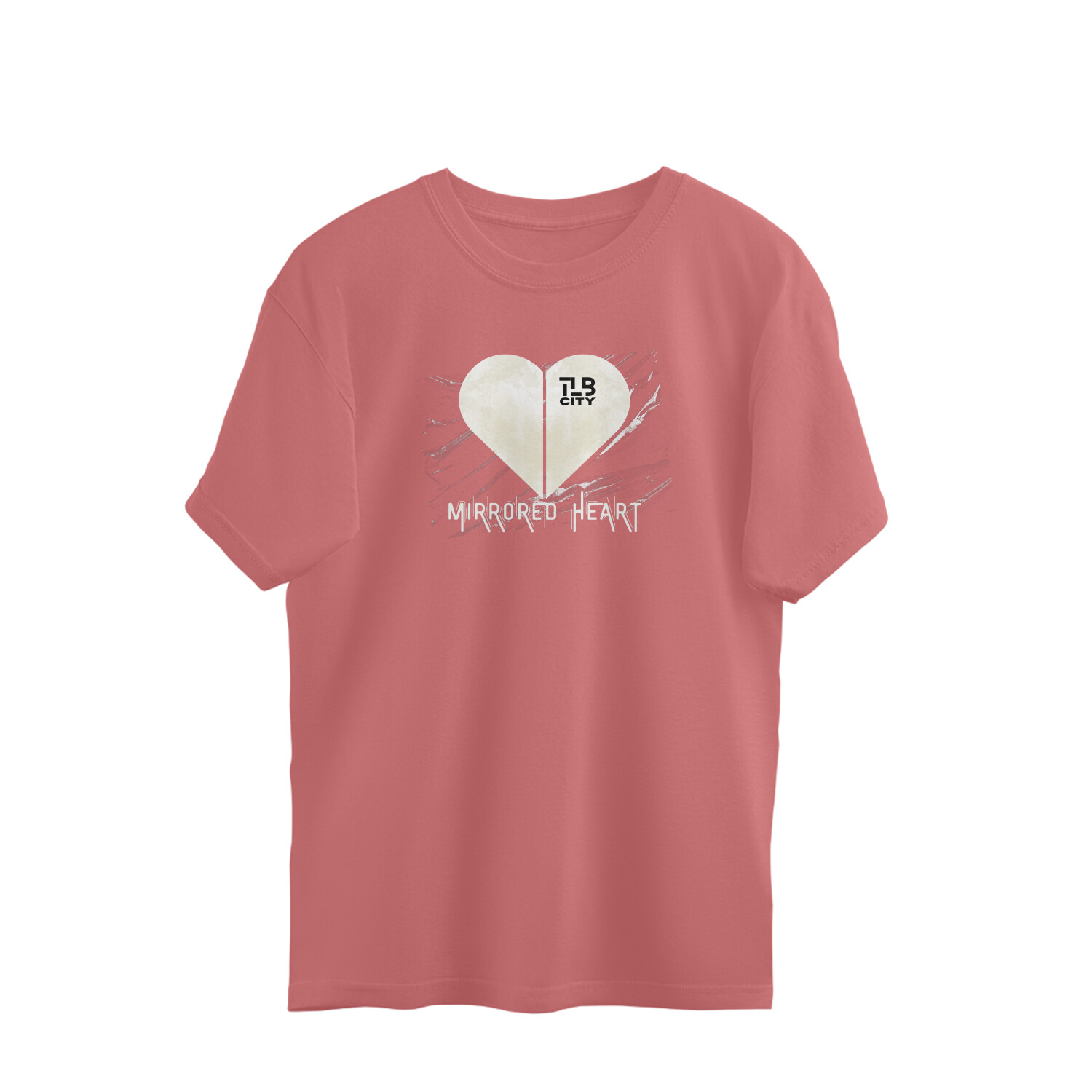 Mirrored Heart Oversized T-shirt - Image 5