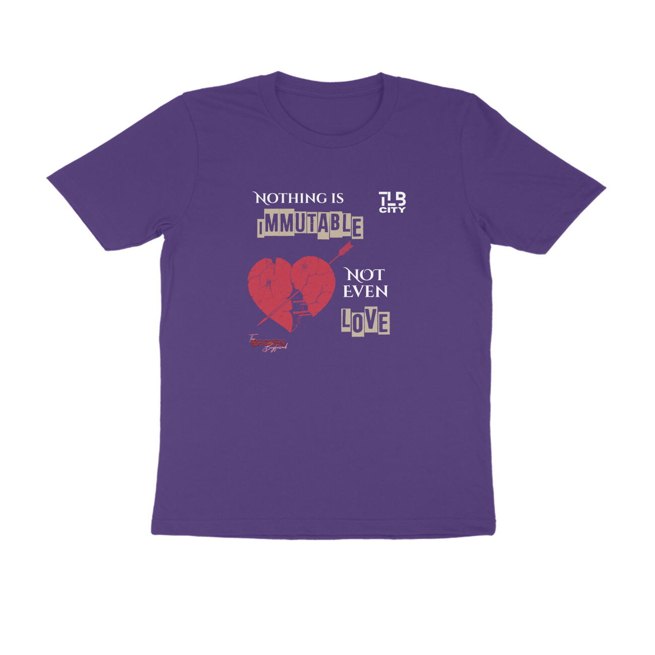 The Broken Boyfriend Men Round Neck T-Shirt - Image 6