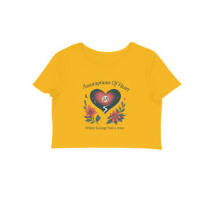 Assumptions Of Heart Crop Top