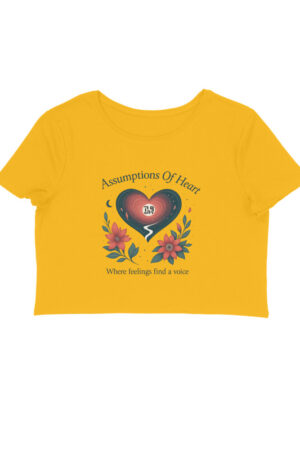 Assumptions Of Heart Crop Top