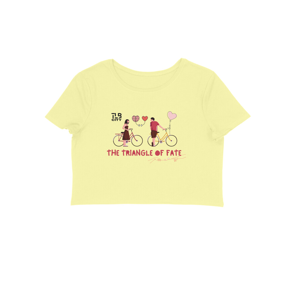 The Triangle of Fate Crop Top - Image 2