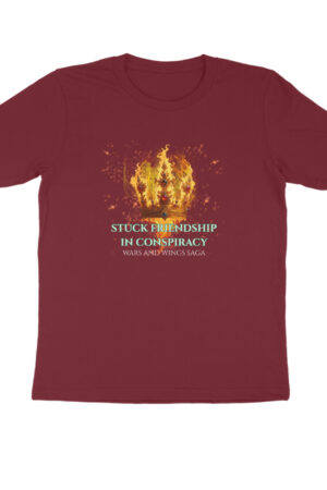 Stuck Friendship in Conspiracy Men Round T-Shirt