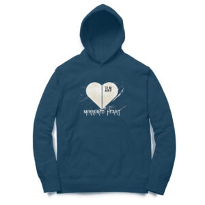 Mirrored Heart Oversized Hoodie