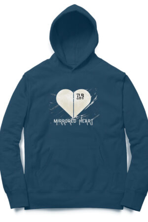Mirrored Heart Oversized Hoodie