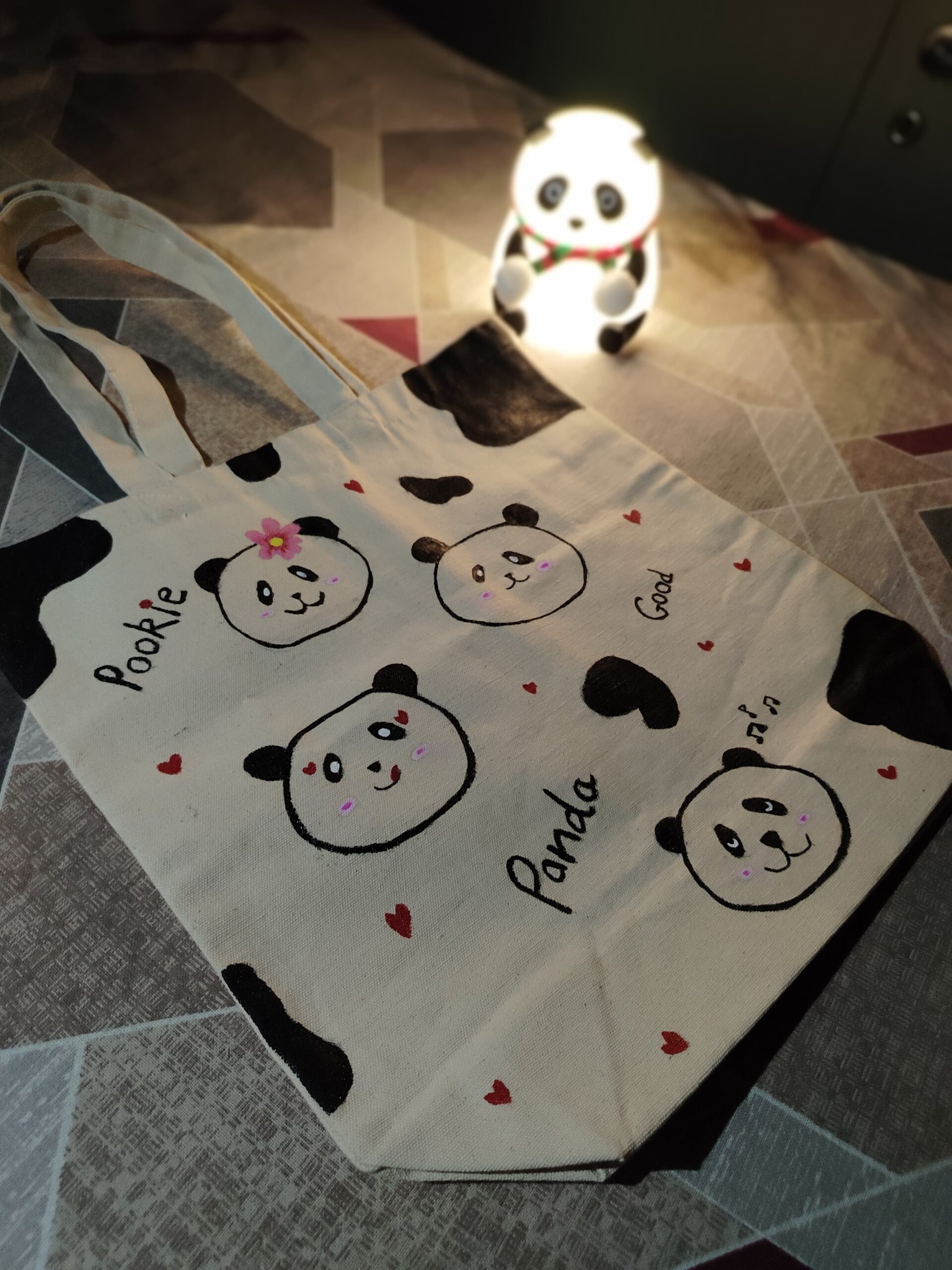 White Handpainted ToteBags | Nidhi Bhatia - Image 4