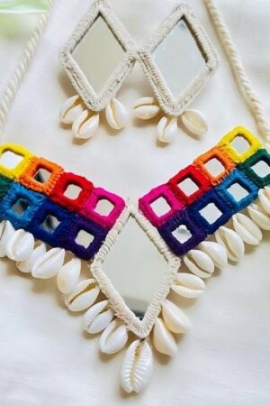 Handmade necklace and Earring Set | Bansri Rakholiya